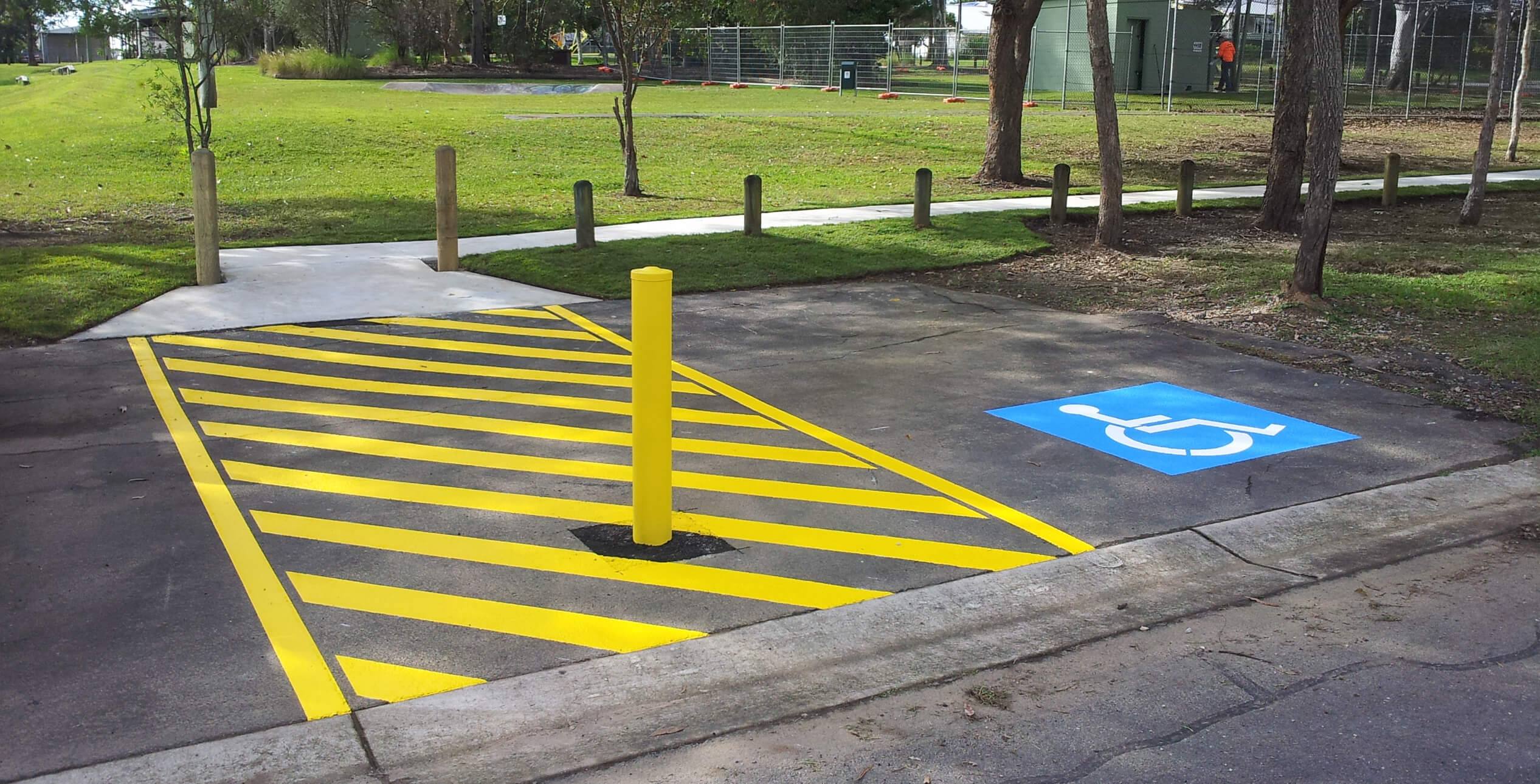 safety bollards - line markers south east queensland