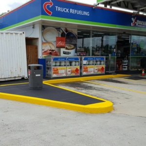Commercial Facility Petrol Station Trip Risk Kerbing