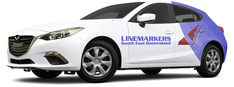 Linemarkers Businesscar For Doing Quotes