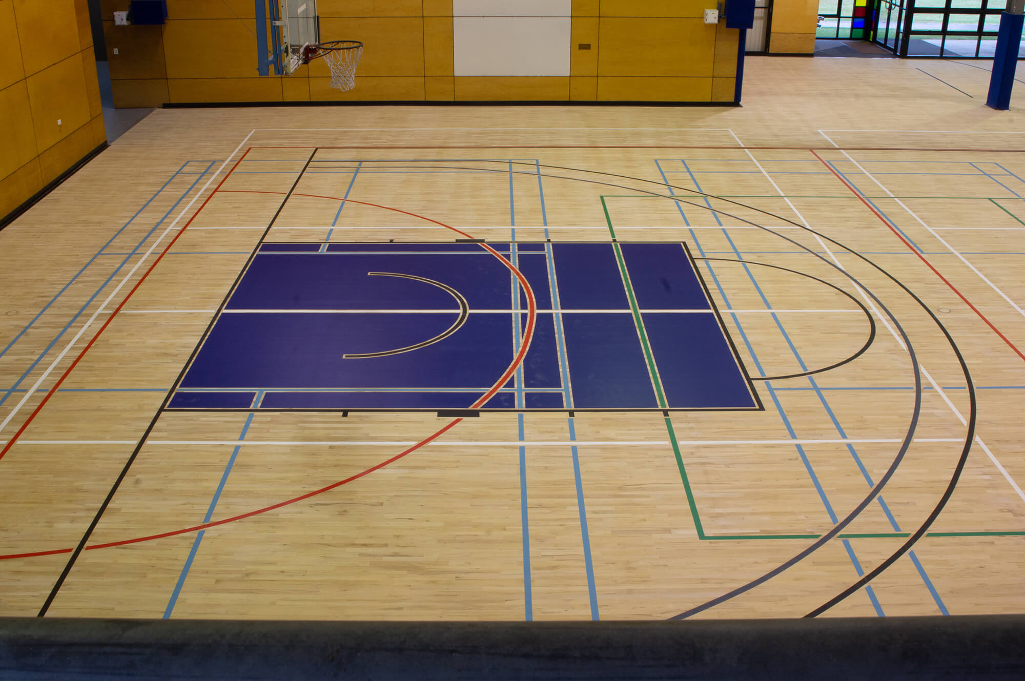 Sports Court Line Marking